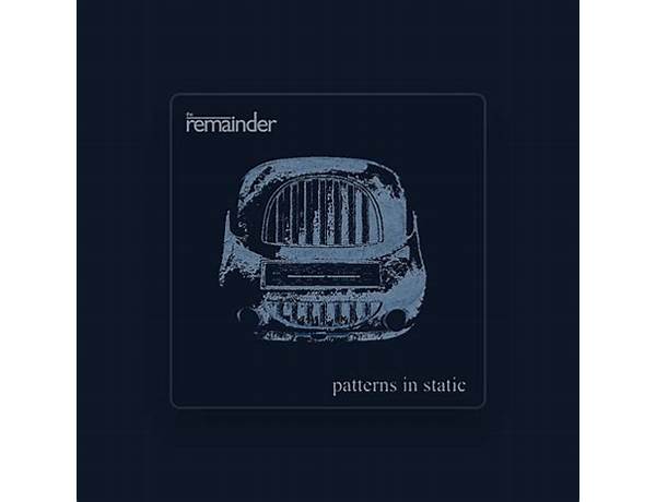 Album: Remainder, musical term