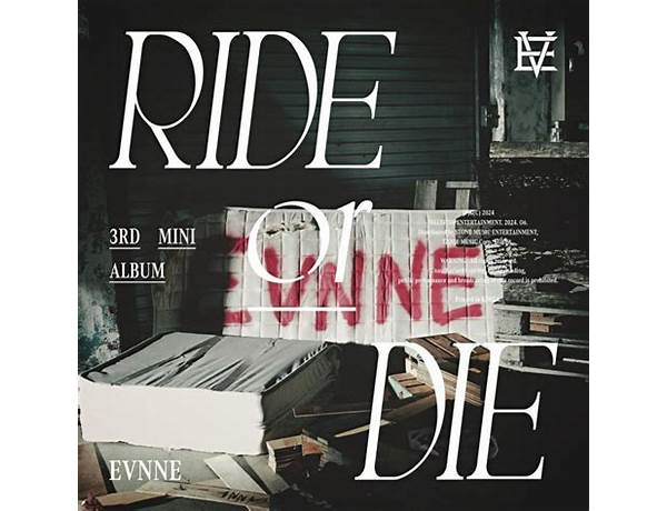 Album: Ride Or Die EP, musical term