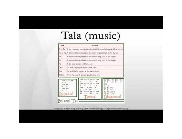 Album: Tala, musical term