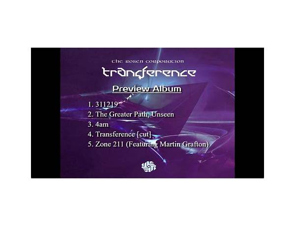 Album: Transference, musical term