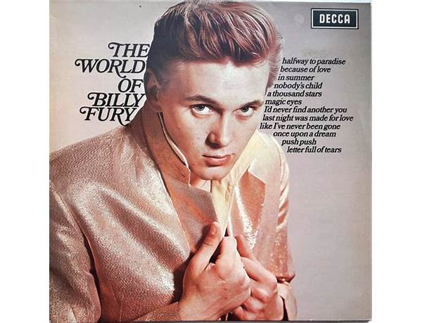 Album: World Of Billy Fury, musical term