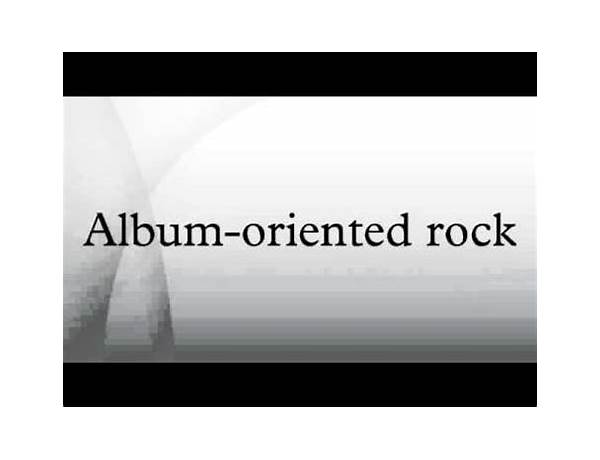 Album-Oriented Rock, musical term