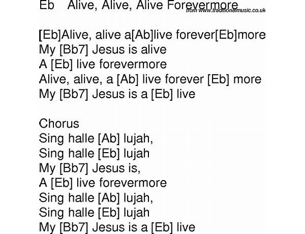 Alive en Lyrics [Never The Strangers]