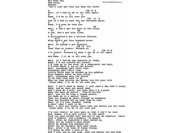 All Over You en Lyrics [Agoria]