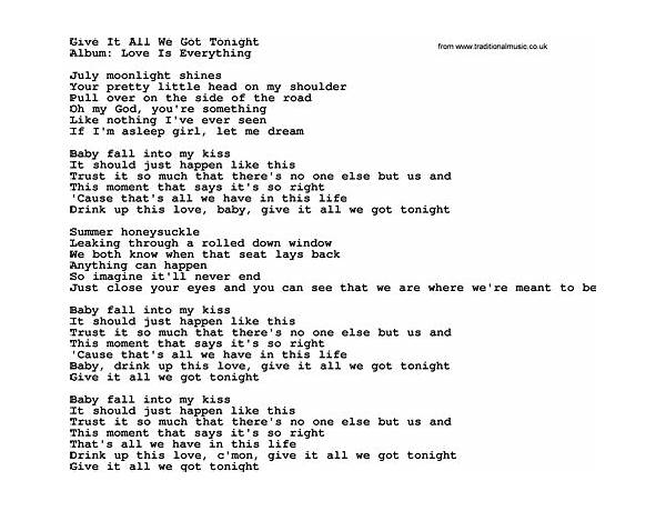 All We Got en Lyrics [Pomrad]