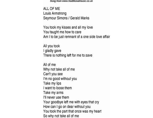 All of Me en Lyrics [Kase2-0]