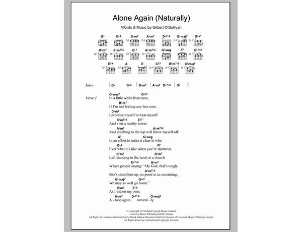 Alone Again, Naturally en Lyrics [Vulfmon]