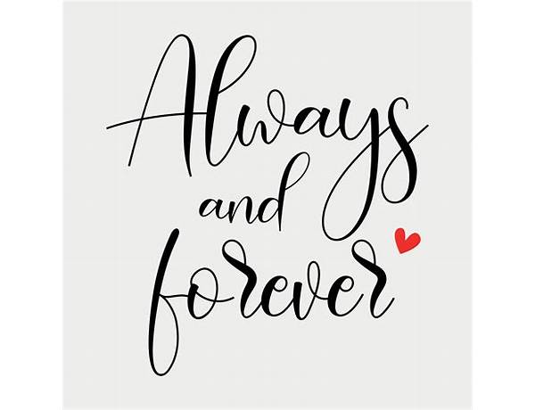 Always & Forever en Lyrics [Henny Baeb]