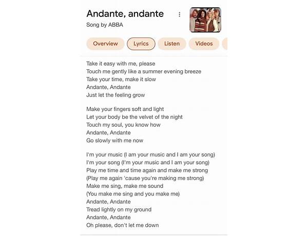 Andante pt Lyrics [Dom Rubirosa]