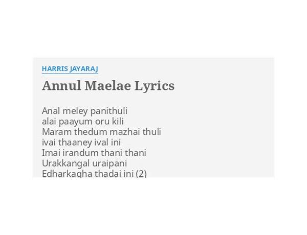 Annul en Lyrics [Jesu]