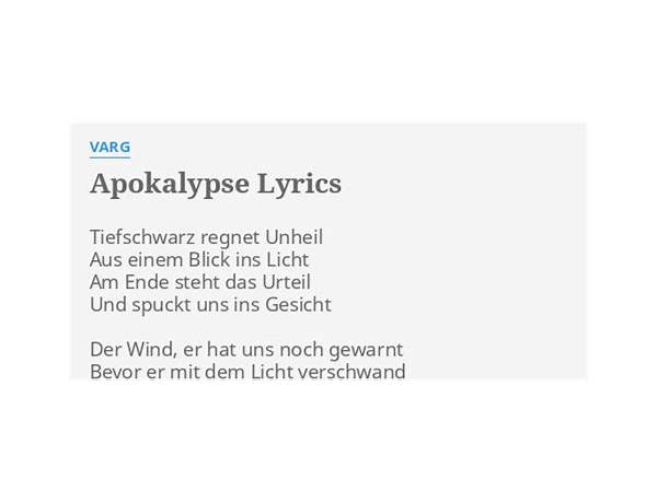 Aphonk4lypse en Lyrics [PER$ON4]