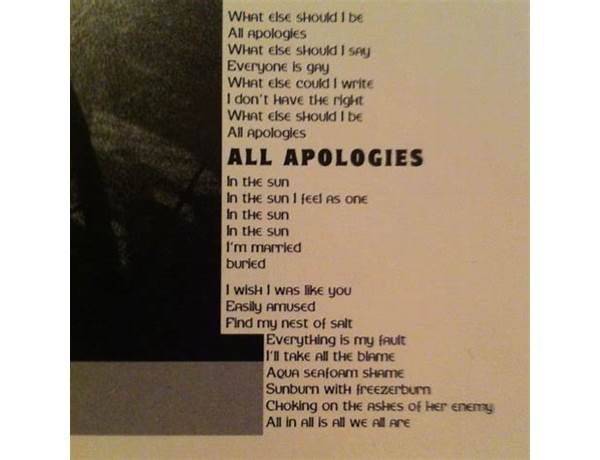 Apologies en Lyrics [Lil Steazy]