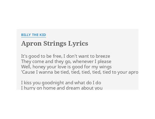 Apron Strings en Lyrics [Beady Belle]