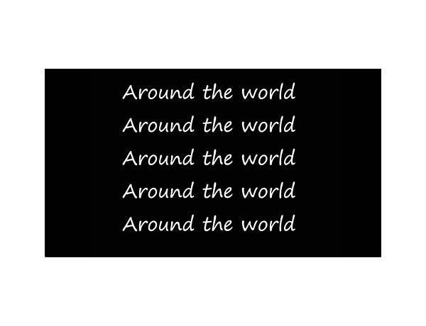 Around the World en Lyrics [Daft Punk]