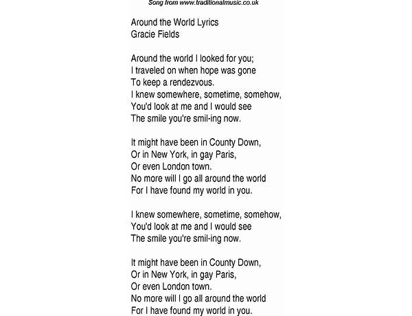 Around the World en Lyrics [Natalie La Rose]