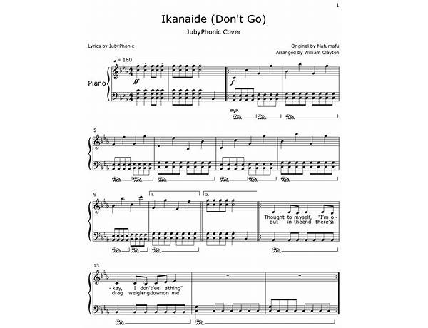 Arrangement: Ikanaide, musical term