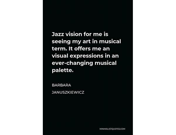 Artist: Barbara, musical term
