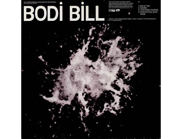 Artist: Bodi Bill, musical term