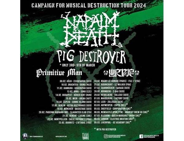 Artist: Death Tour, musical term