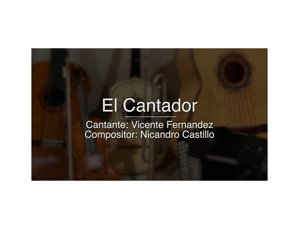 Artist: El Cantador, musical term