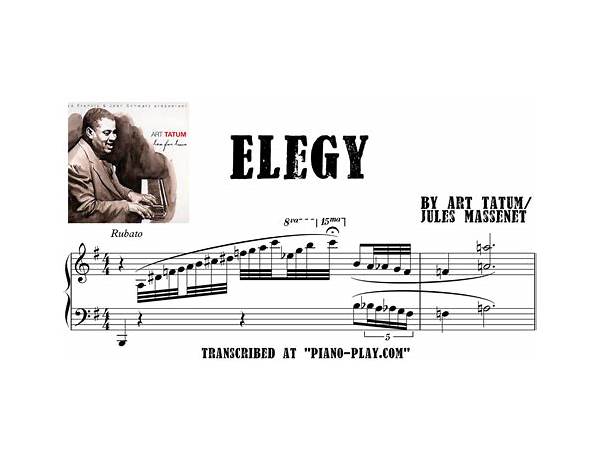 Artist: Elegy, musical term