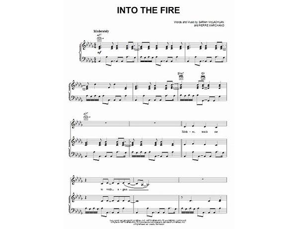 Artist: Into The Fire, musical term