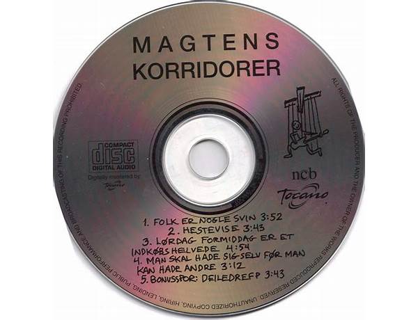 Artist: Magtens Korridorer, musical term