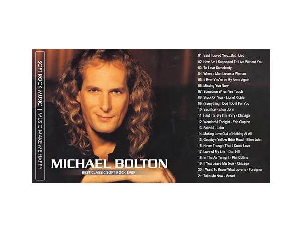 Artist: Michael Bolton, musical term