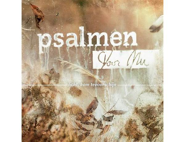 Artist: Psalmen Voor Nu, musical term