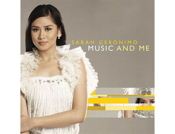 Artist: Sarah Geronimo, musical term