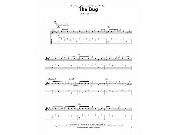 Artist: The Bug, musical term