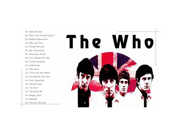 Artist: The Who, musical term