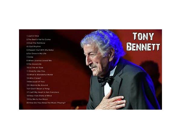 Artist: Tony Bennett, musical term