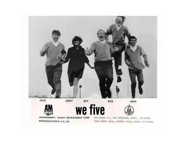 Artist: We Five, musical term