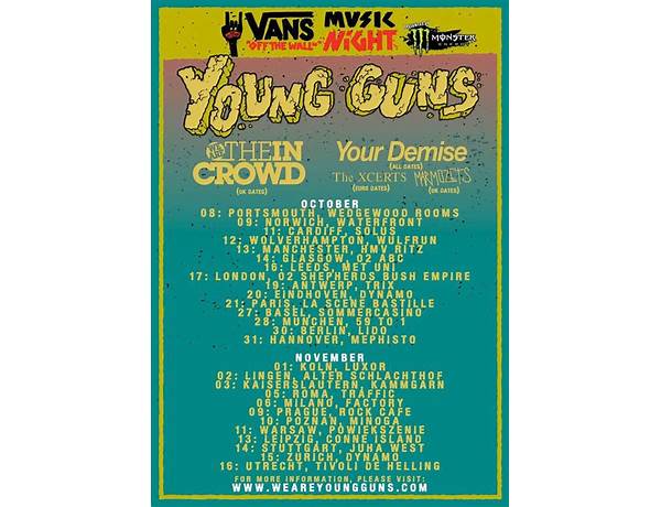 Artist: Young Guns (UK), musical term