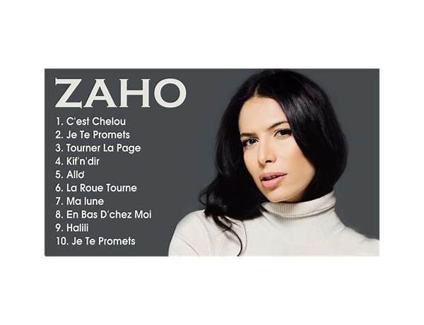 Artist: Zaho, musical term