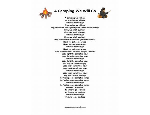 At The Campfire en Lyrics [The Garden]