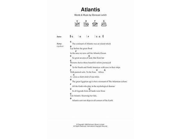 Atlantis en Lyrics [Awir Leon]