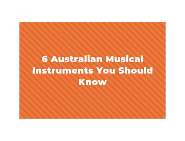 Australia, musical term