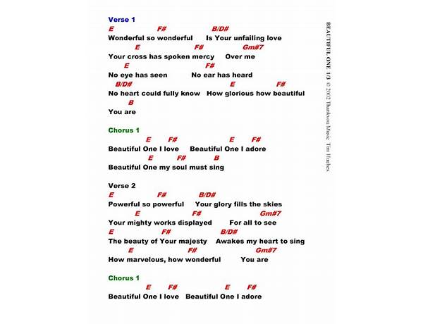 BEAUTIFUL en Lyrics [Thoro]