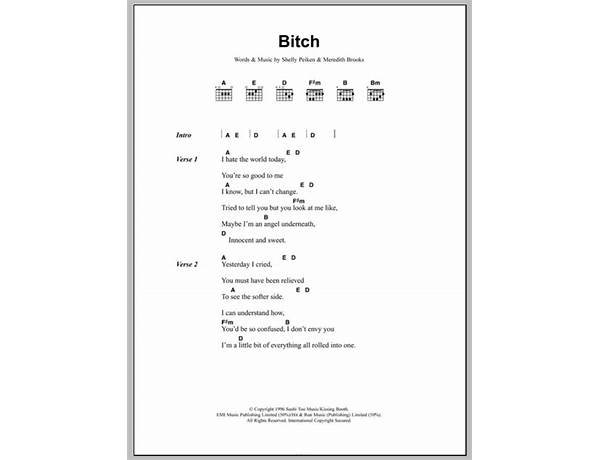 BITCH en Lyrics [Tazdied]