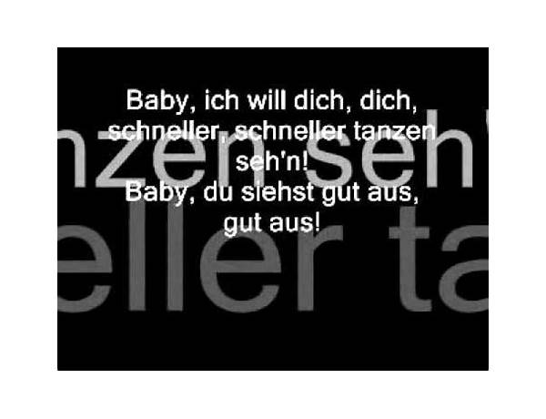 Baby, du siehst gut aus! de Lyrics [Bakkushan]