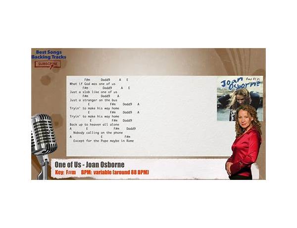 Background Vocals: Joan Osborne, musical term