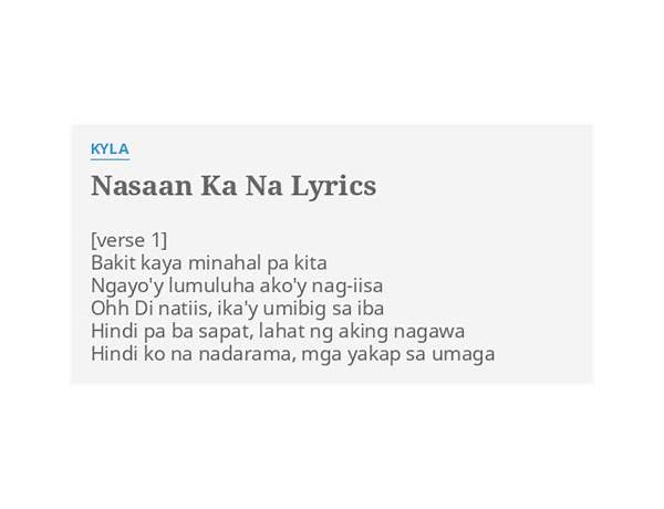 Bakit Kaya? tl Lyrics [Freestyle (PHL)]