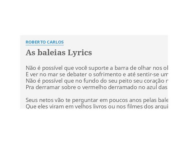 Baleias en Lyrics [Antichrisis]