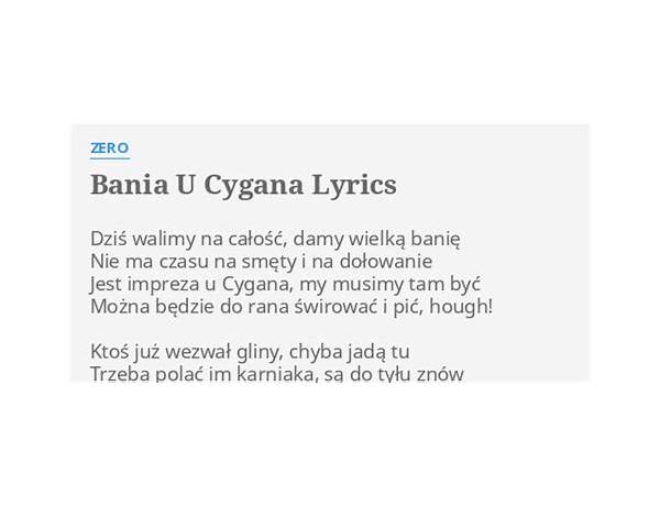 Bania u Cygana pl Lyrics [Kaz Bałagane]