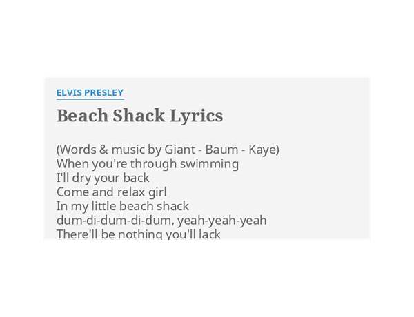 Beach Shack en Lyrics [Elvis Presley]