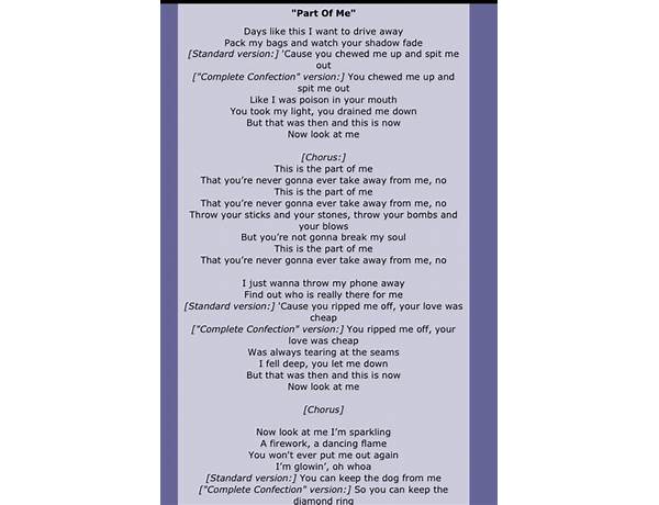 Best part of me en Lyrics [Josh Bogert]