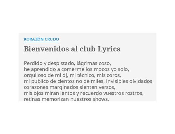 Bienvenidos Al Club es Lyrics [Los Acosta]
