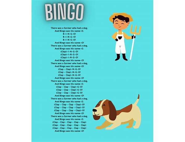 Bingo en Lyrics [John Langstaff]